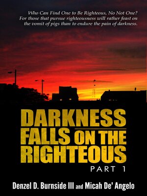 cover image of DARKNESS FALLS ON THE RIGHTEOUS